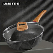 1 штука антипригарной сковороды (23,88 см/27,94 см) с гранитным покрытием. Эта универсальная сковорода подходит для приготовления яиц, жарки и блинов. Подходит для газовых плит и индукционных варочных панелей. Необходимый кухонный инструмент и