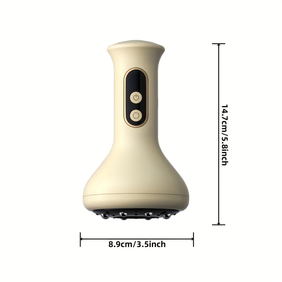 Portable Cupping Massager with Adjustable Intensity Hot Compress Rechargeable Battery