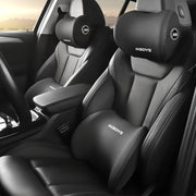 Car Headrest and Lumbar Support Set for Driver's Seat Polyester Memory Foam Car Interior Accessories