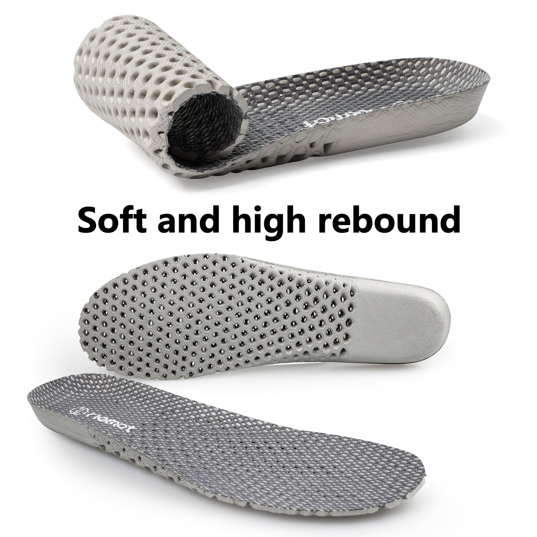 Unisex Breathable EVA Sports Insoles Arch Support Cushioning Shoe Inserts