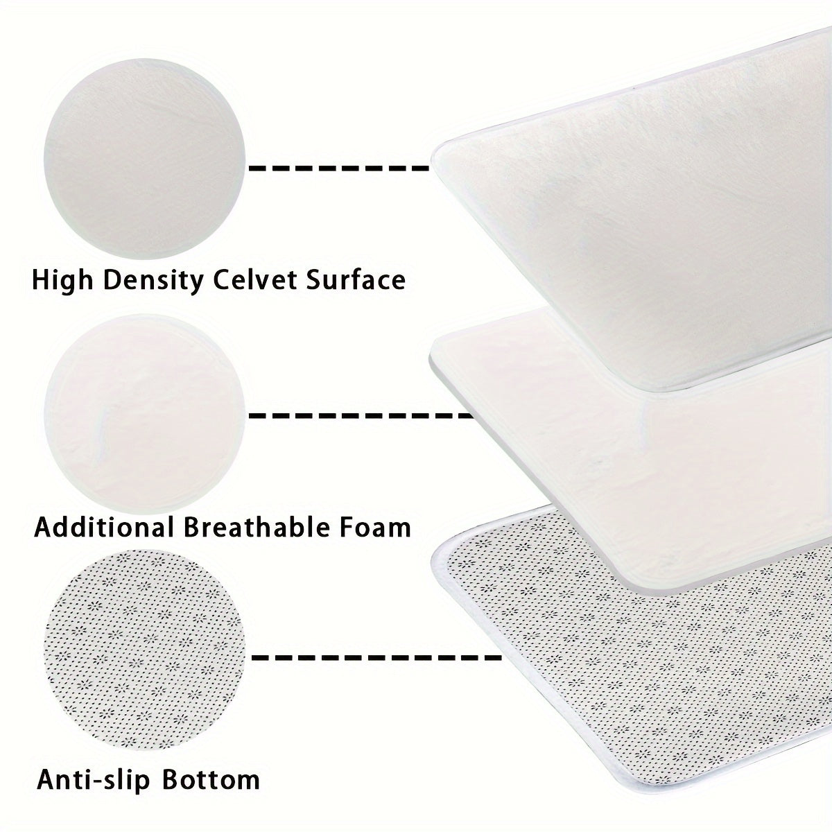 Bohemian Welcome Doormat Flannel Non-Slip Dirt-Resistant Indoor Rug