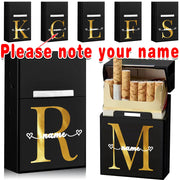 Personalized Metal Cigarette Case Water-Resistant Travel Organizer for Men