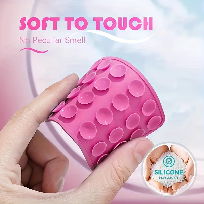 Juego de 3 soportes para teléfono con ventosas de silicona antideslizantes, soportes portátiles para manos libres