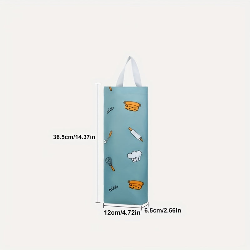 1 dona Plastik Sumka Ushlagich, Devorga O'rnatish, Plastik Sumkalar uchun Tashkiliy, Xarid Sumkalari uchun Usul, Uyda, Oshxonada yoki Sayohat Qilayotganda Katta Dispenser, Oziq-ovqat Sumkalarini Saqlash uchun. Matodan Yasalgan.