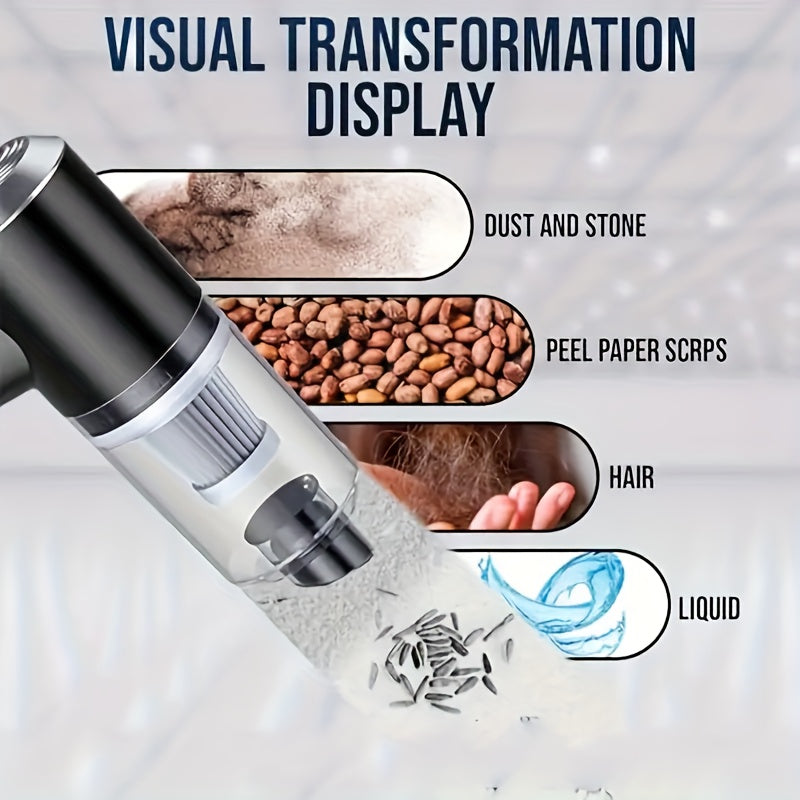 Ручной автомобильный пылесос влажный/сухой портативный пылесос для пыли и золы, небольшой