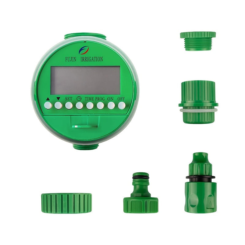 Digital Watering Timer with LCD Display Battery Operated 3/4 Inch EU Standard Plastic