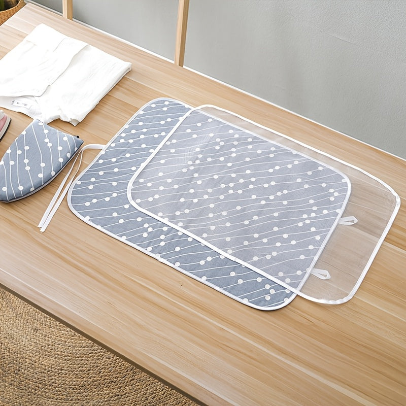 Set of 4 Large Foldable Ironing Boards with Heat-Resistant Mat, Sponge Padding, Portable Design