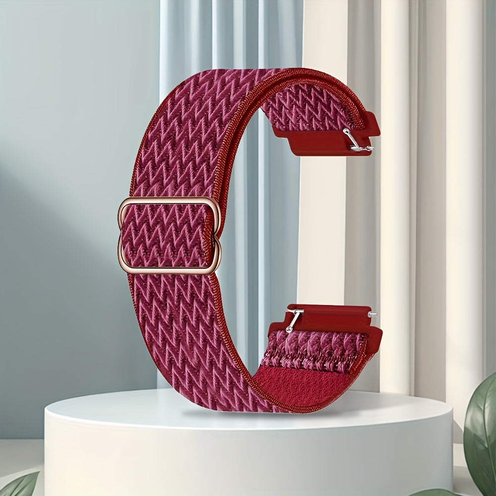 20-22mm bilak uchun nylon tasma, suvga chidamli, batareyasiz, qopqoq va halqa yopilishi.