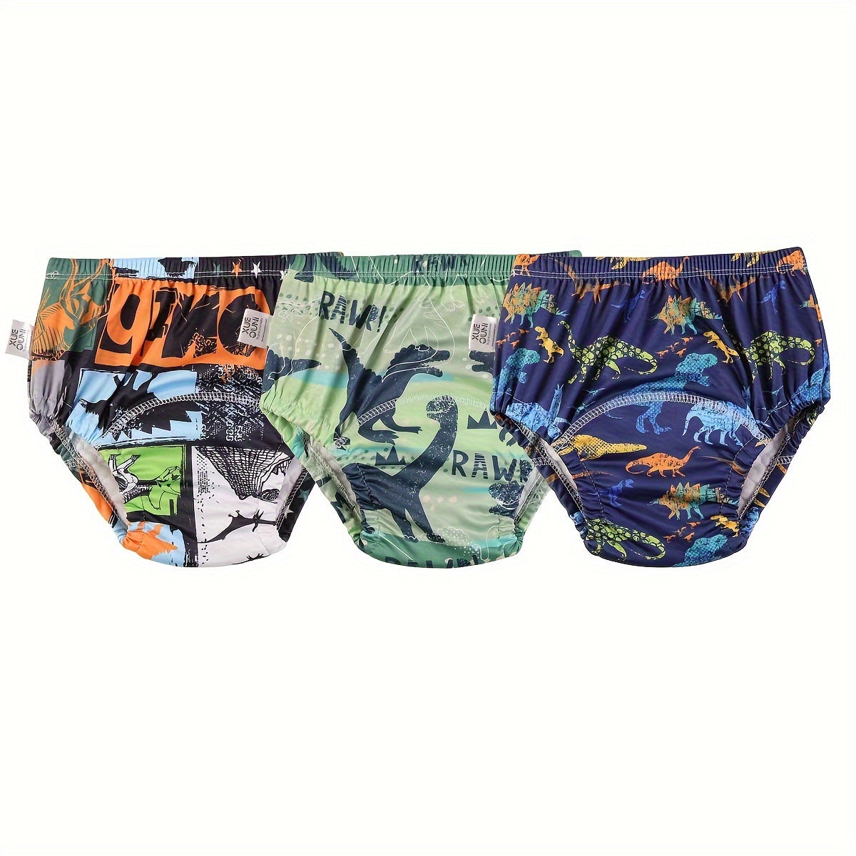 Set of 3 Reusable Breathable Kids Training Pants for Toddlers Boys Girls
