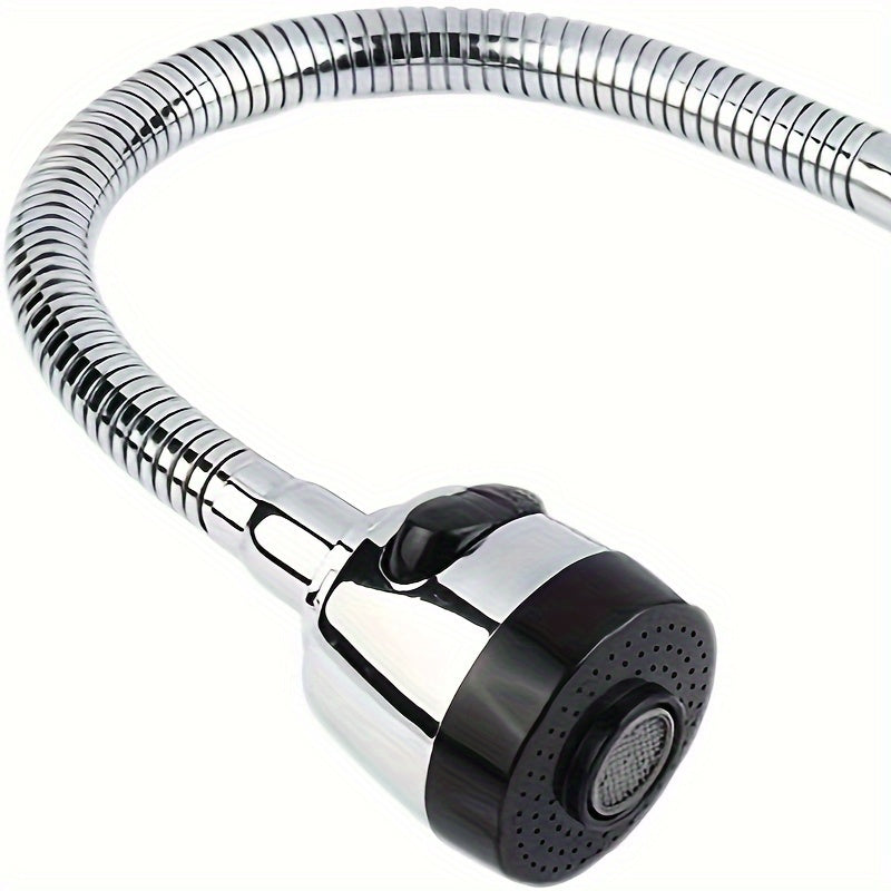 Stainless Steel Faucet Accessory with Rotatable Spout for Sink Water Outlet Hose