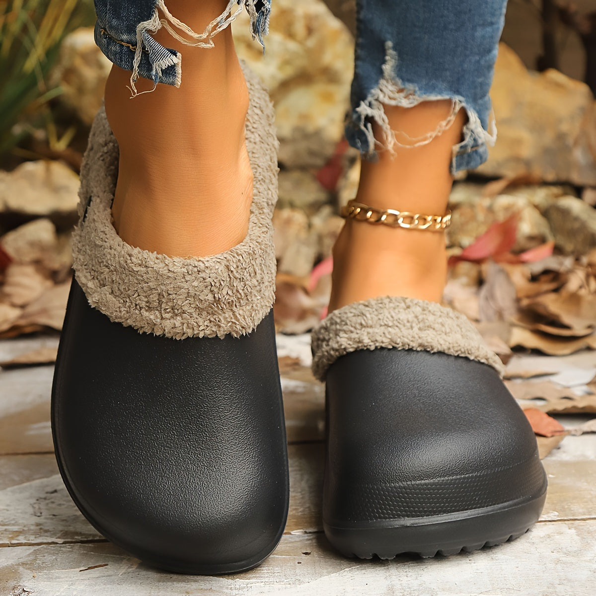 Women's EVA Slippers Solid Color Slip-On All-Season Comfort