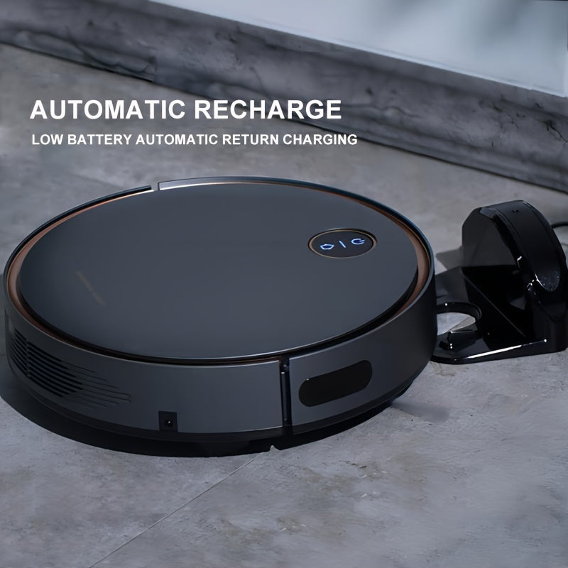 Robot Vacuum Cleaner Infrared Sensing Rechargeable Lithium Battery Dual Power US Plug for Home and Pet Owners