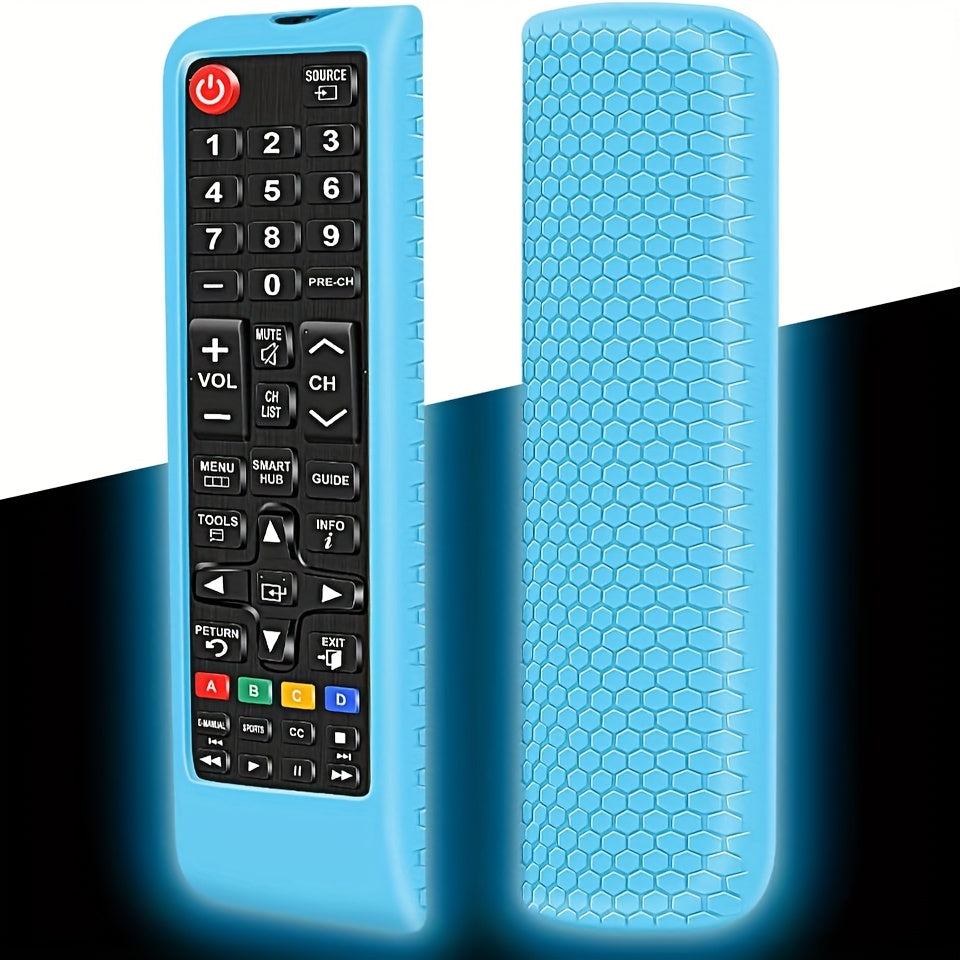 Cubierta de silicona para control remoto para televisores inteligentes LCD LED 3D con protección contra golpes y cubiertas de batería