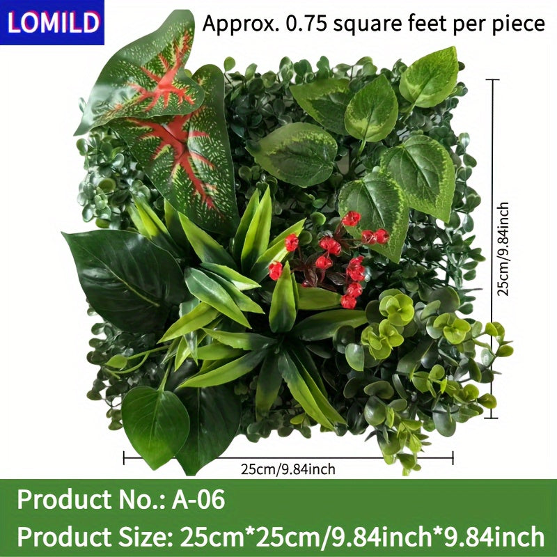 Artificial Green Plants for Outdoor Wall Decoration Wedding Festival Tying