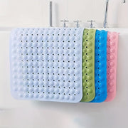 Non-Slip Bath Mat with Drainage Holes for Bathroom Shower Stall and Home Use