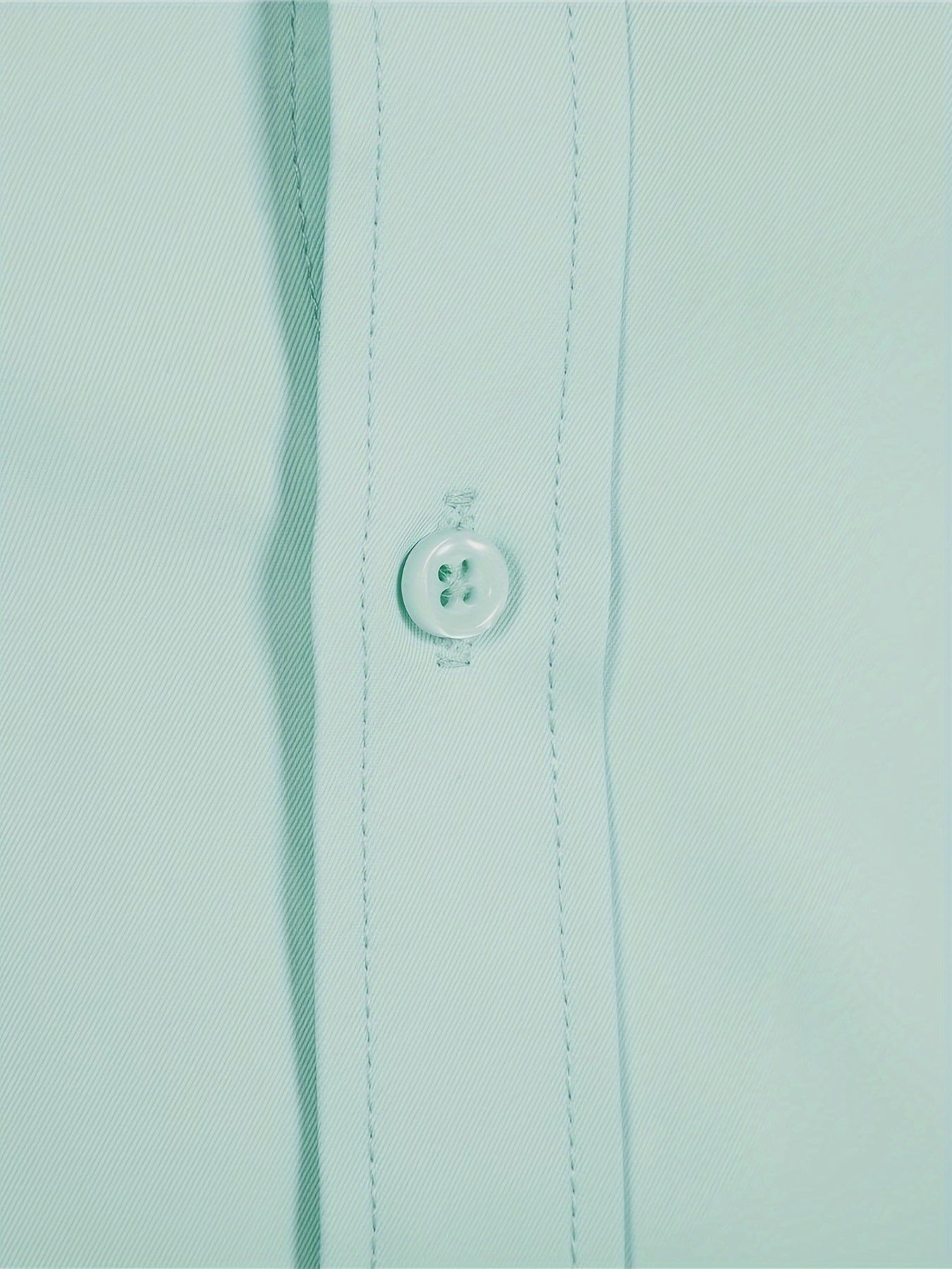 Men's Slim Fit Long Sleeve Shirt Cotton Polyester Spandex Solid Lapel Casual All-Season