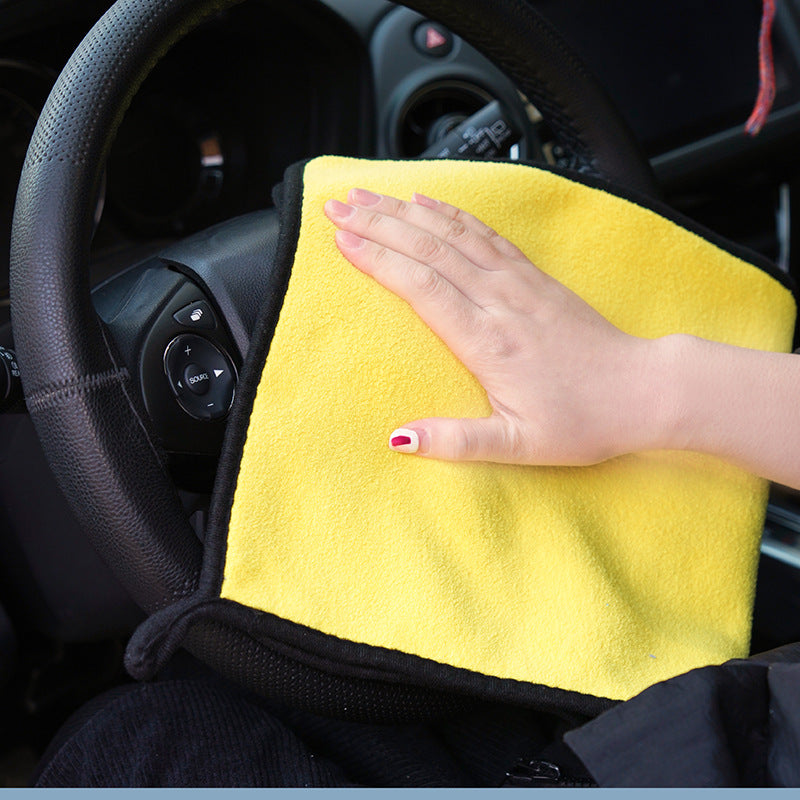 Double-Sided Microfiber Car Wash Towels Quick-Drying Absorbent Set