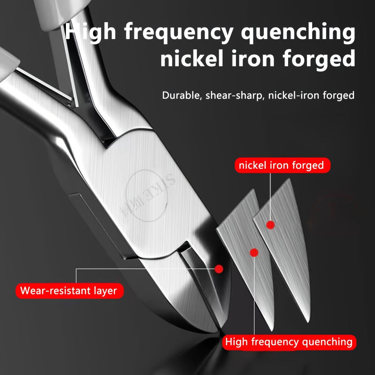 8 dona kichik qisqichlar to'plami Nikel-Temir Hunarmandchilik Ko'p maqsadli Qo'l asboblari