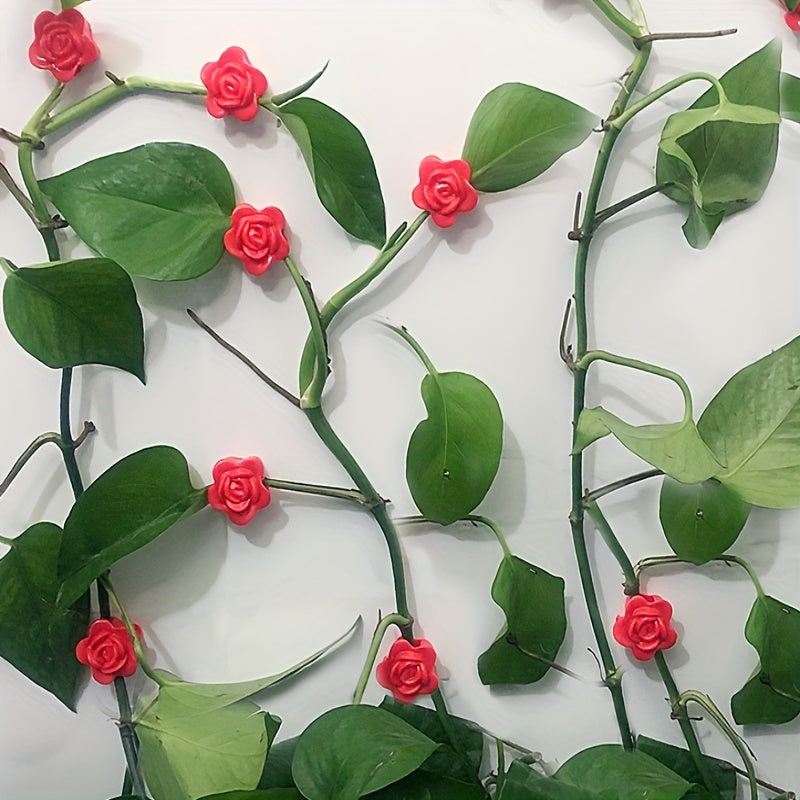 10pcs Self-Adhesive Wall Plant Clips for Climbing Roses Garden Support