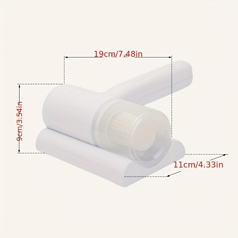 USB zaryadlash bilan qo'lga olinadigan vakuum tozalagich, kuchli so'rish, past shovqin, UV chiroq, yuviladigan filtr. Yotoqlar, divanlar, gilamlar va uy hayvonlari sochlarini olib tashlash uchun chuqur tozalash uchun ideal. Simsiz dizayn.