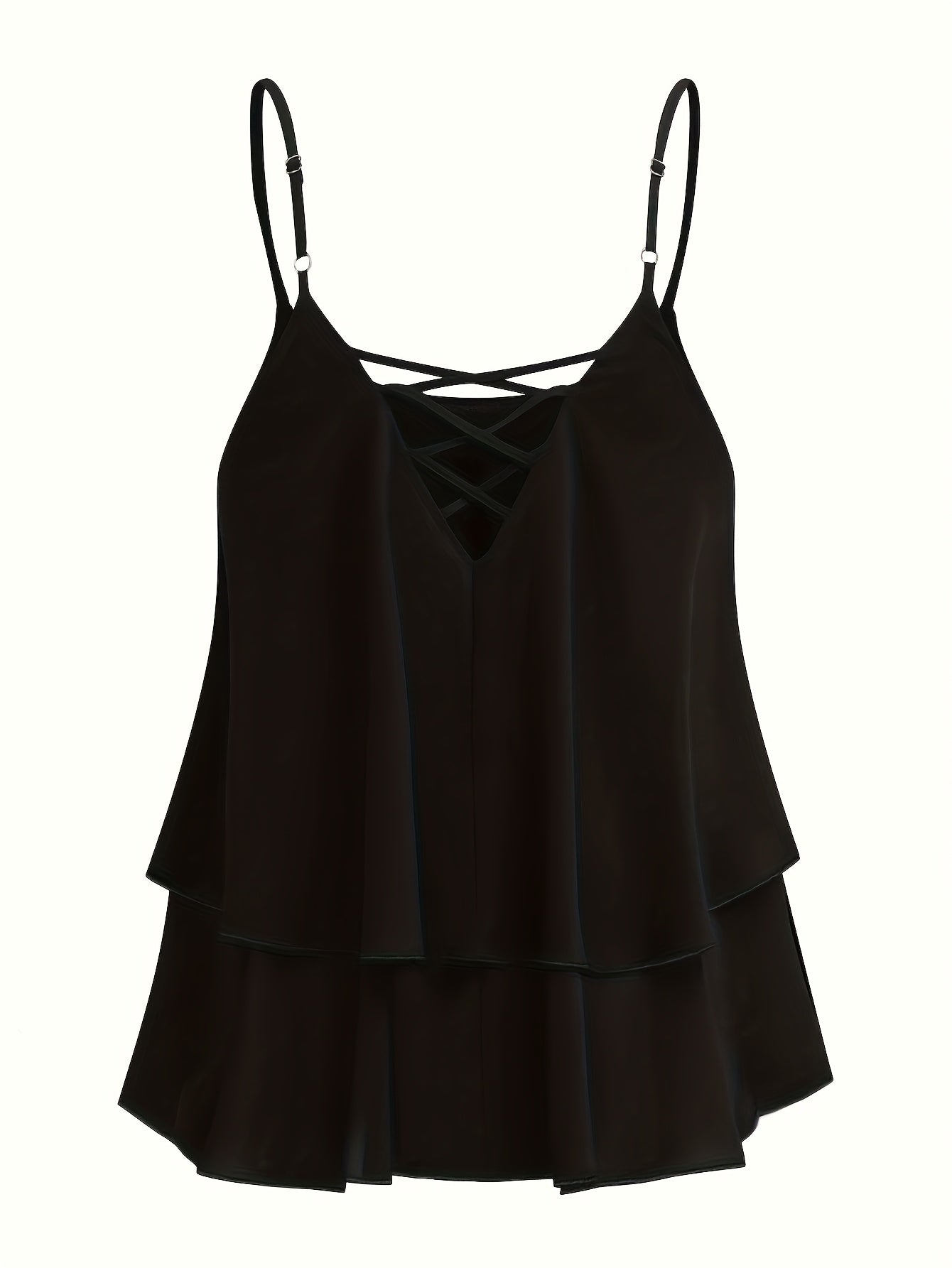 Unisex Denim Suspenders Adjustable Leather Clips Black