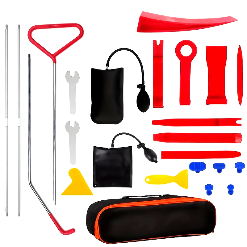 Universal Car Repair Tool Kit Inflatable Air Wedge Door Lock Grabber