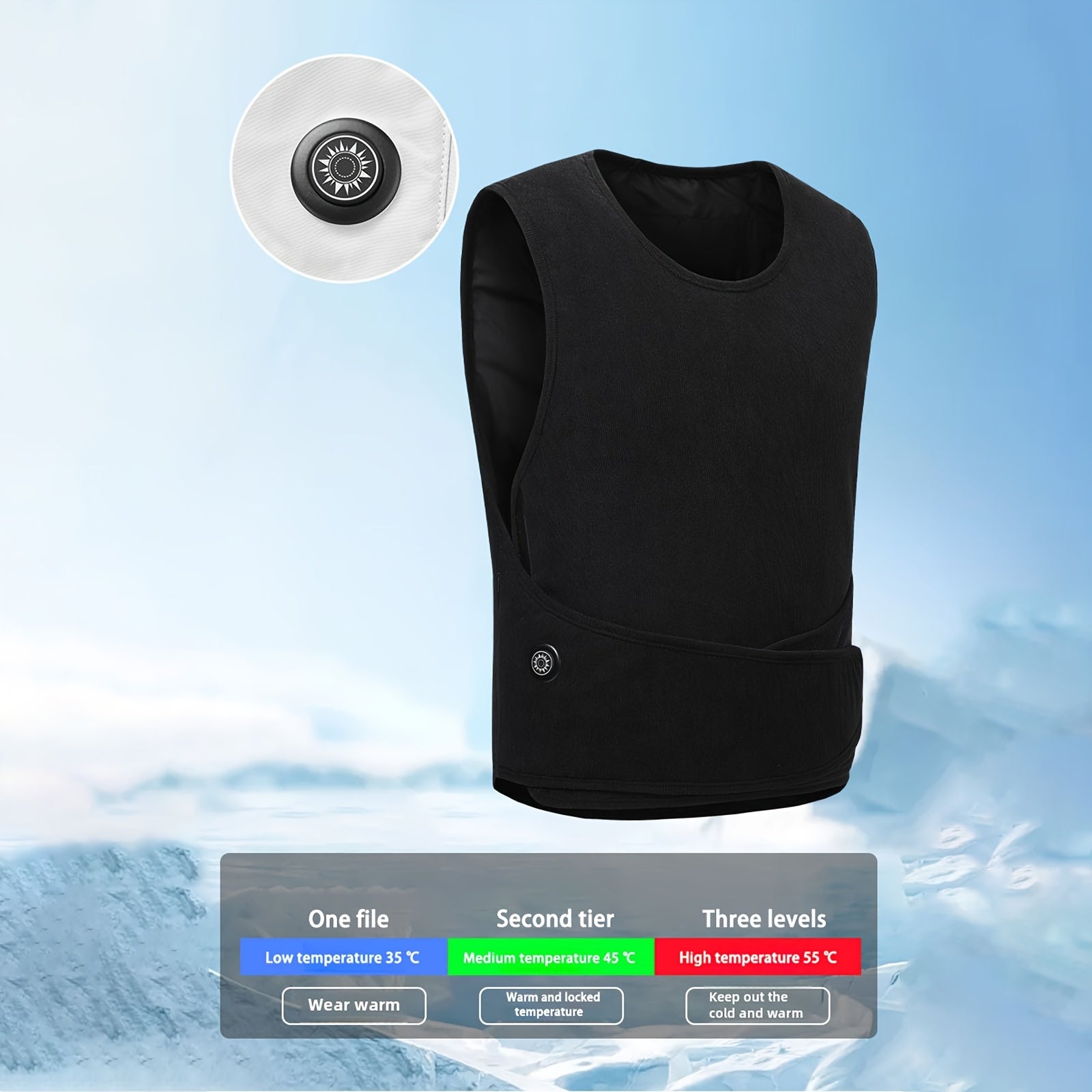 Мужчины Женщины Теплый жилет Мягкий пушистый легкий Электрический с 8 зонами нагрева