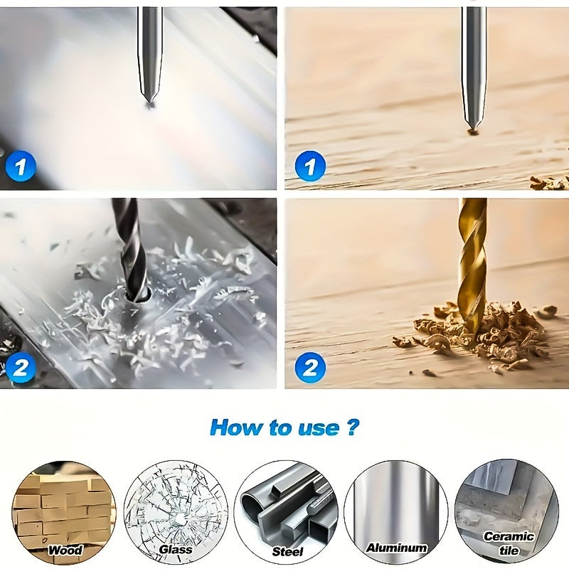 2pcs Heavy Duty Steel Automatic Center Punch Adjustable Tension Waterproof Durable