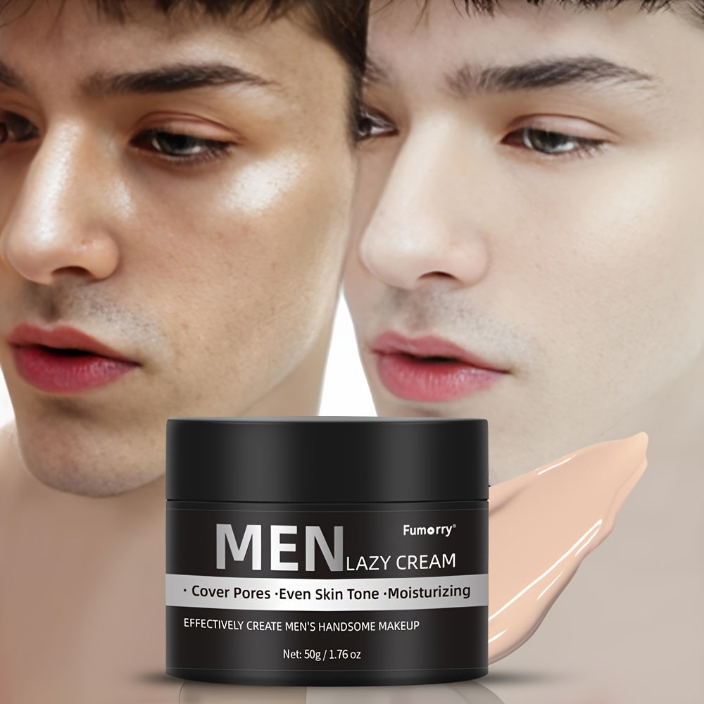 Men's Full Coverage Concealer Nude Look Waterproof Long-Lasting Hypoallergenic for Uneven Skin