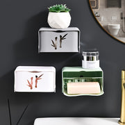 Wall-Mounted Plastic Storage Rack for Kitchen Utensils and Spoons