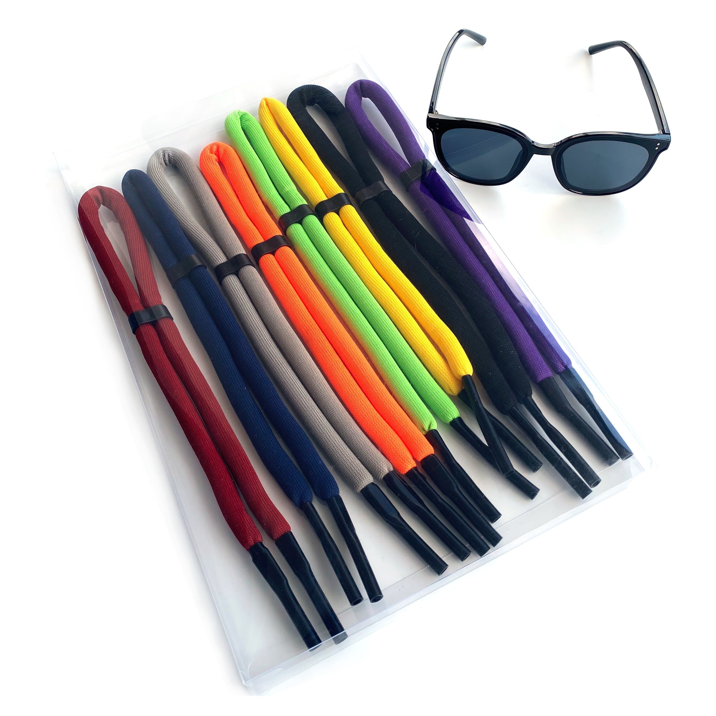 Paquete de 8 correas flotantes para gafas de sol para deportes acuáticos y actividades al aire libre