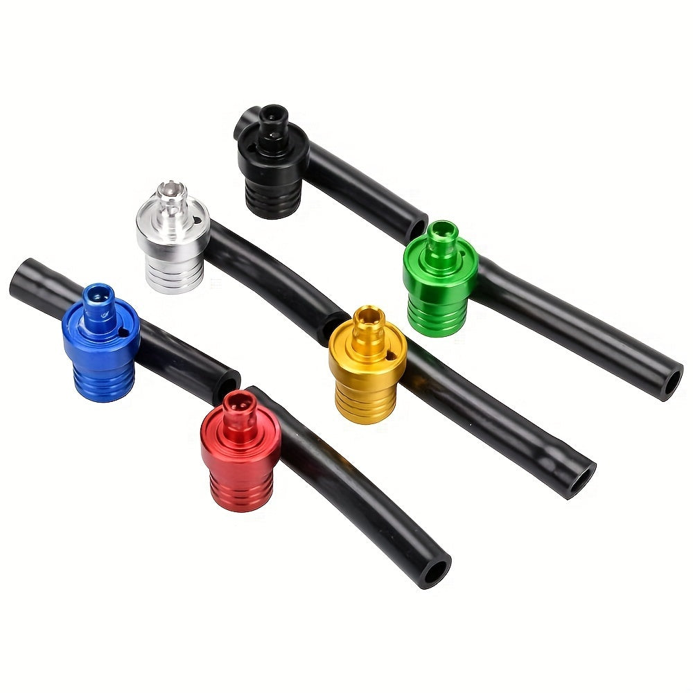 Motorcycle Fuel Cap Aluminum Alloy with Single-Way Vent for Off-Road Bikes