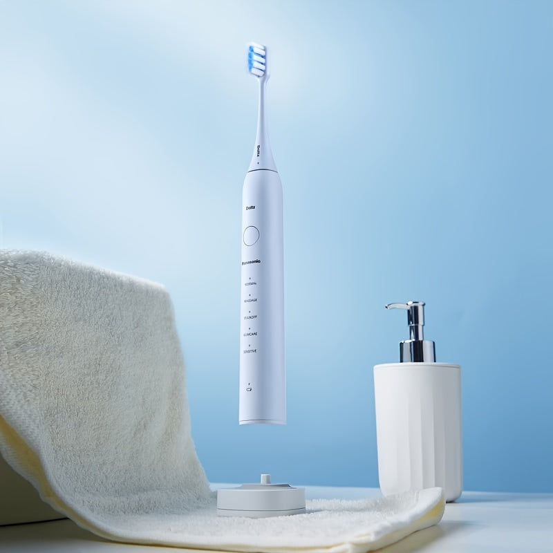 Cepillo de dientes eléctrico con carga inalámbrica, 5 modos, diseño compacto para viajar