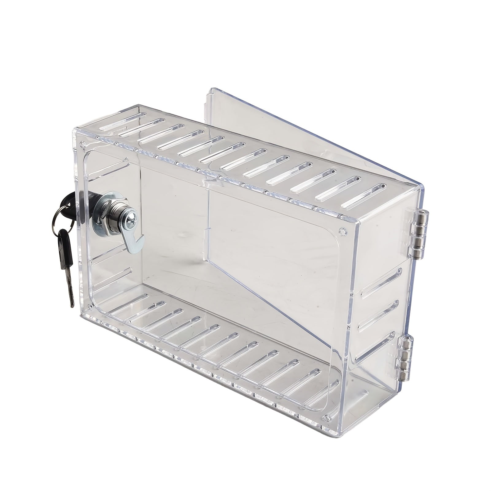 Прозрачный 1-элементный термостатический замок с ключом для безопасности - не требует питания, идеально подходит для систем отопления и охлаждения, а также очистителей воздуха