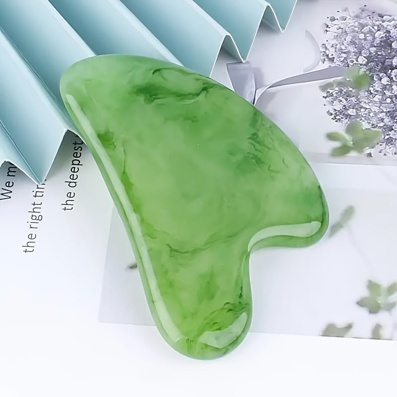 Face Gua Sha Tool Facial Massage Board Heart-Shaped Resin for Face Neck Body