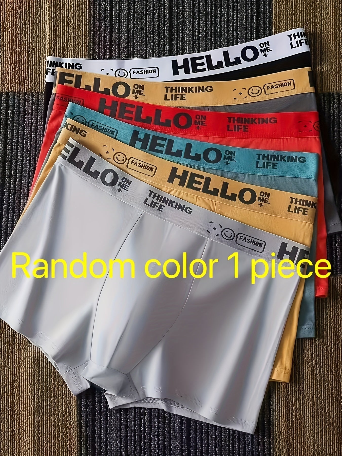 Men's Cotton Boxer Briefs 1/3/5 Pack Breathable Solid Color Daily Wear