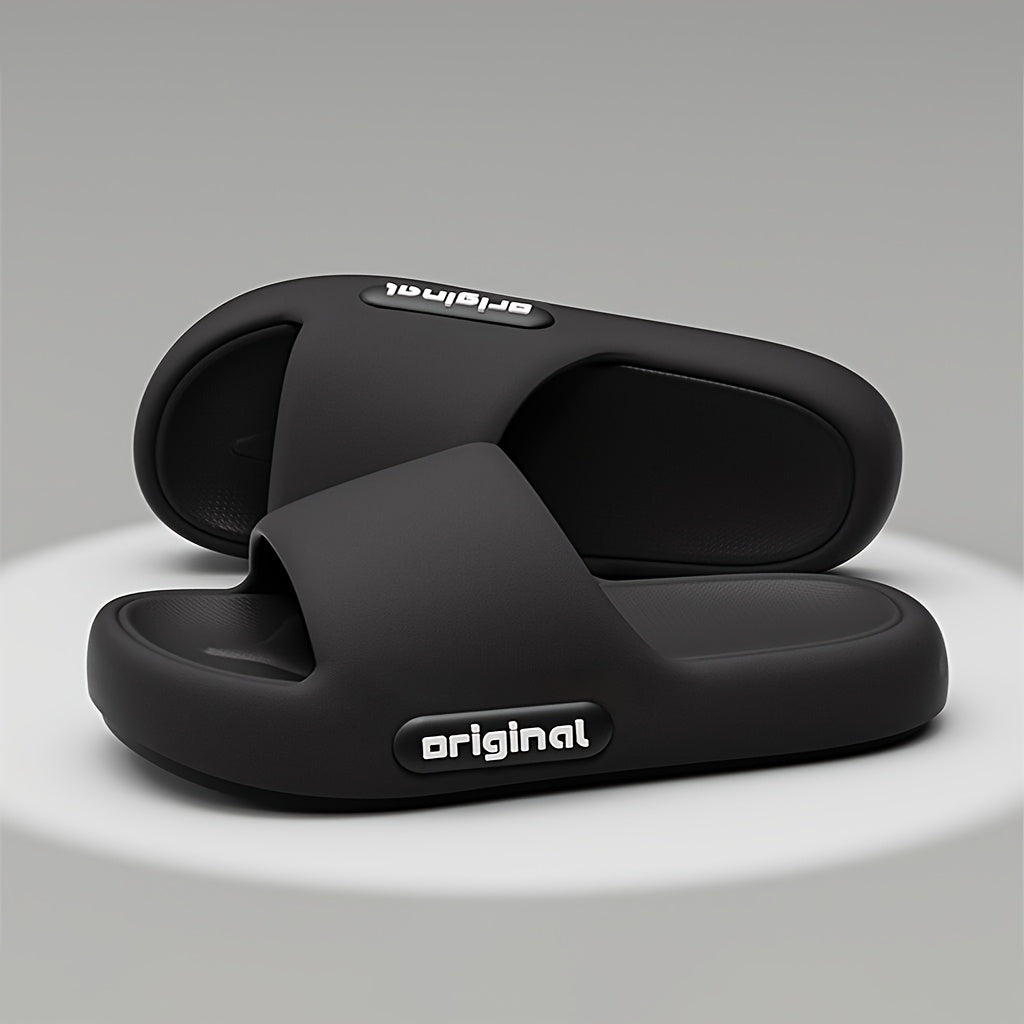 Women's Summer Solid Color Casual Non-Slip Platform Slippers