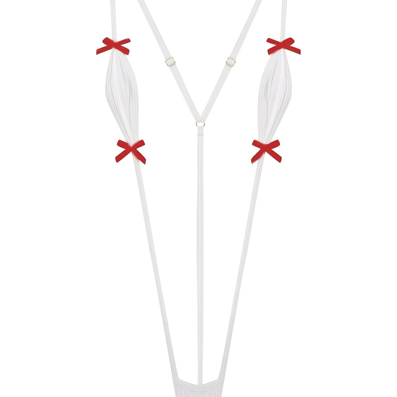 Ayollar uchun bog'ich aksentlari, rang blokli dizayn va 80% poliamid va 20% spandeksdan tayyorlangan to'qima bilan sexy bir qismli bodysuit. Kattalar uchun intim kiyim.