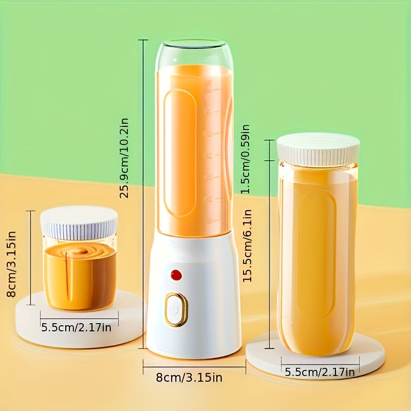 Portable Electric Juicer Cup Set Rechargeable USB Lithium Battery for Travel Home Outdoors