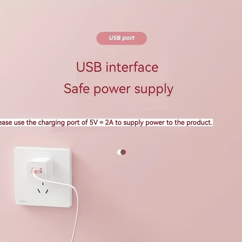 Posavasos con calefacción USB para café y leche blanco con borde dorado, temperatura ajustable