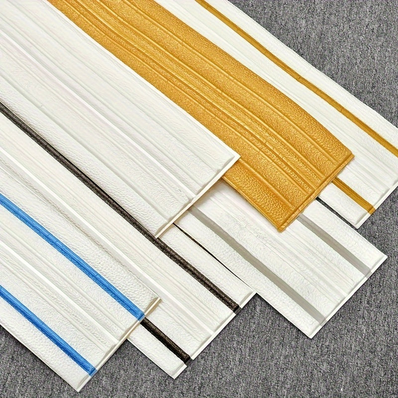 Self-Adhesive Foam Wall Edge Trim Waterproof Easy to Install 230cm x 14cm