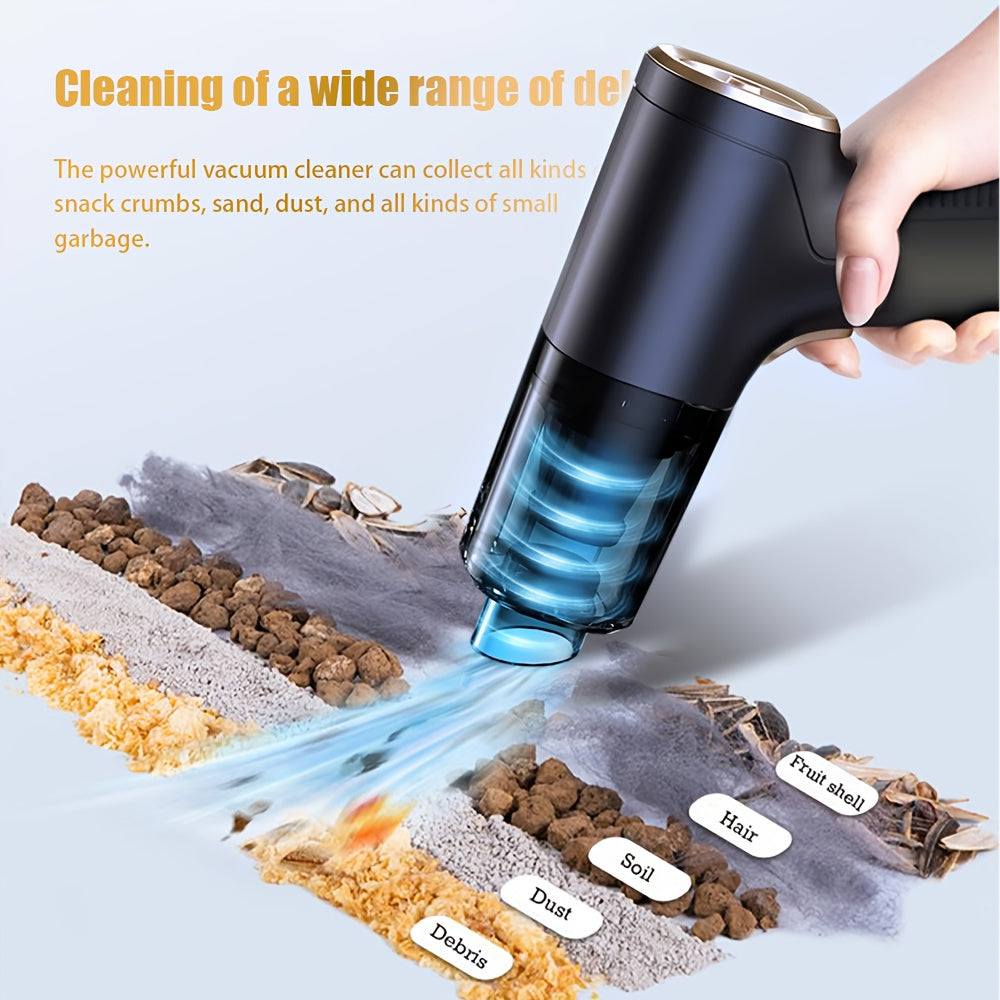 Aspiradora de mano inalámbrica 15000PA Turbo Power 80W Batería de litio Extracción de pelo de mascotas