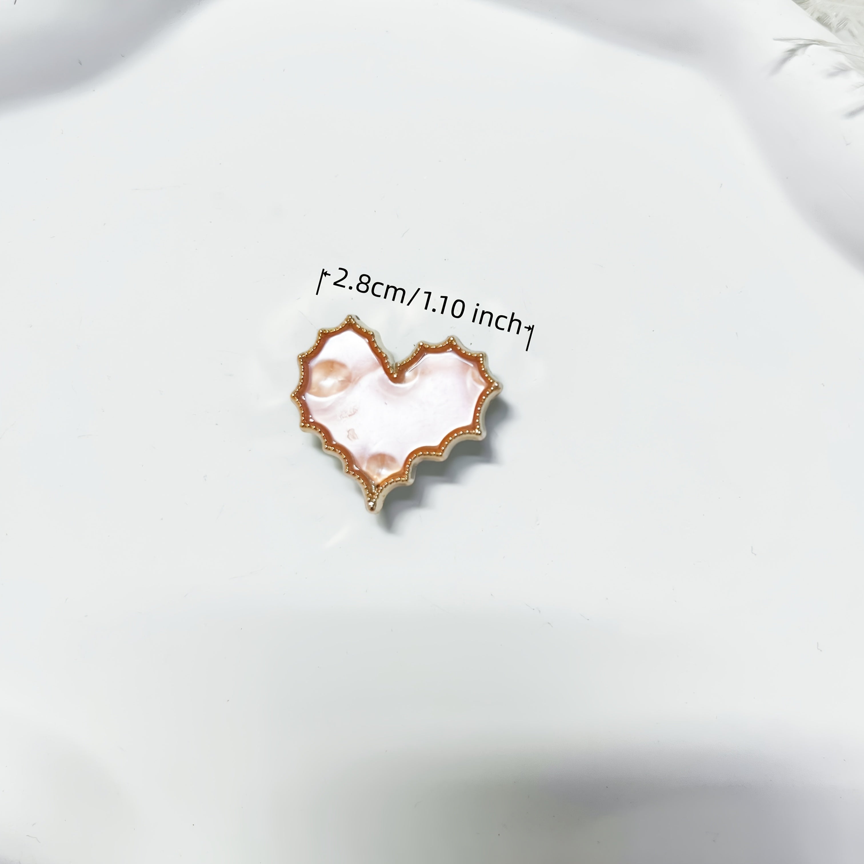 Pink Heart and Bow Shoe Charms Set with Rhinestones for Women’s Sandals