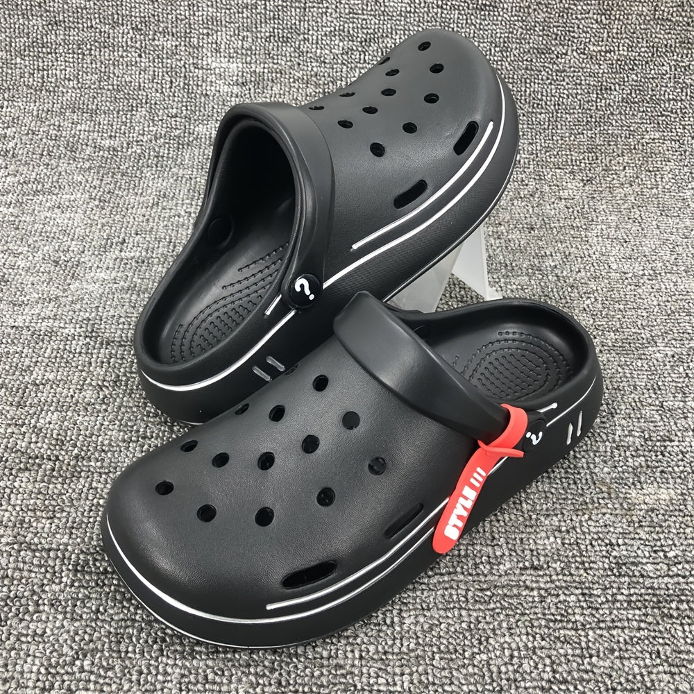 Women's Hollow Out Clogs Lightweight Breathable Solid Color Sandals