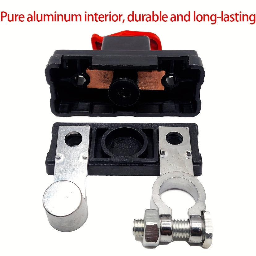 Main Aluminum Negative Battery Disconnect Switch 12-24V for Vehicle Power