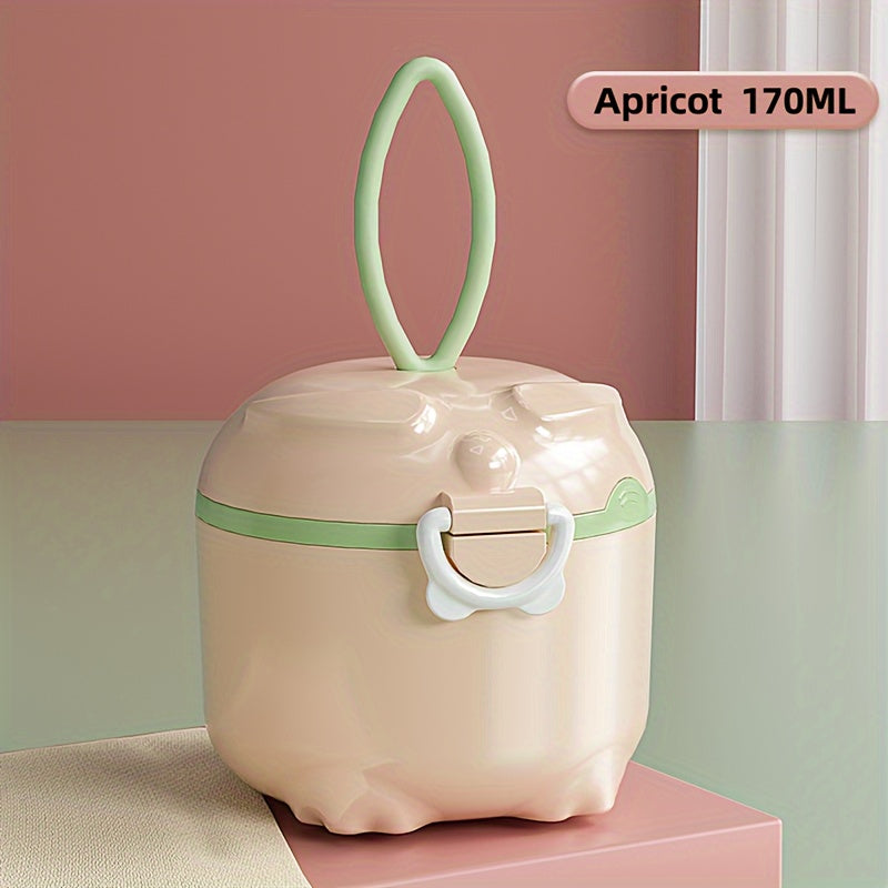 Food Storage Container Reusable PP Material Spill-Proof Green Apricot 2L
