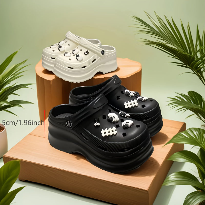 Women's Summer Fashion Hole Shoes - EVA Sole, Little Lamb Accessories