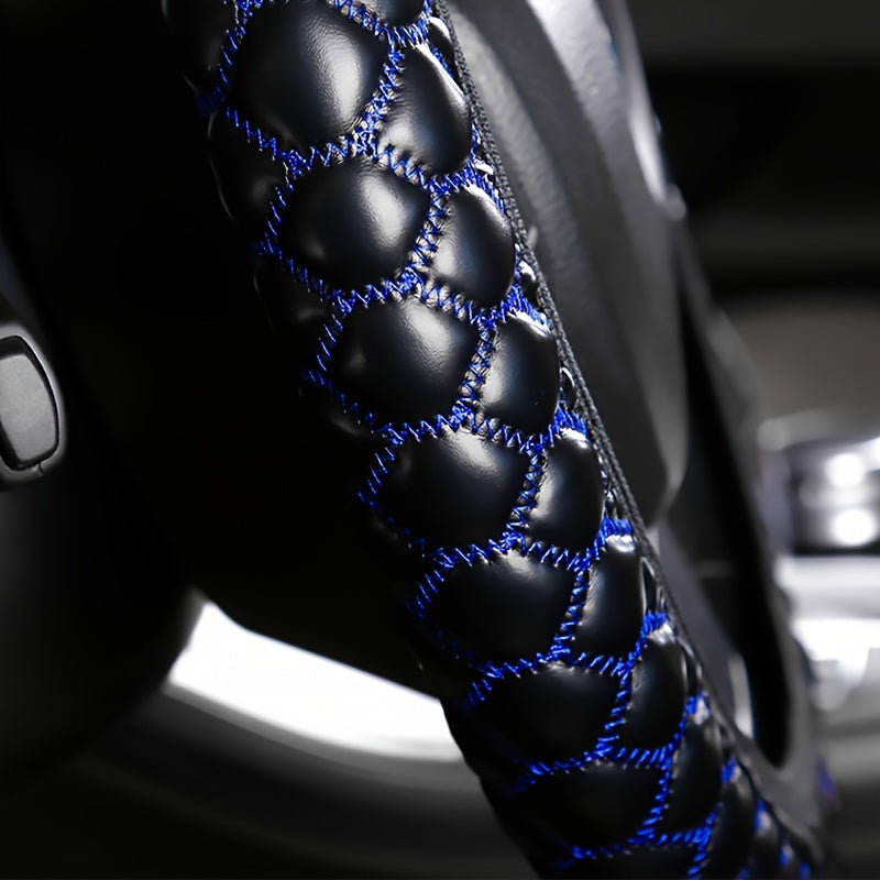 Universal charm leather rul boshqarish g'ilofli quilted qulaylik tutqich barcha mavsumlar uchun