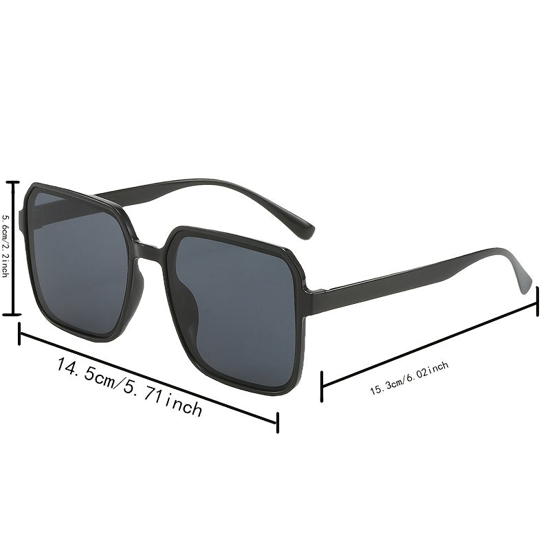 Set of 5 Women's Square Frame Glasses Polycarbonate Mirror Lens Hiking