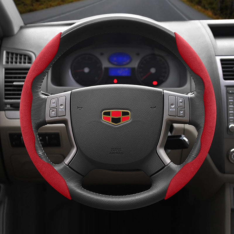 Universal Fleece Anti-Slip Ultra-Thin Steering Wheel Cover for All Seasons